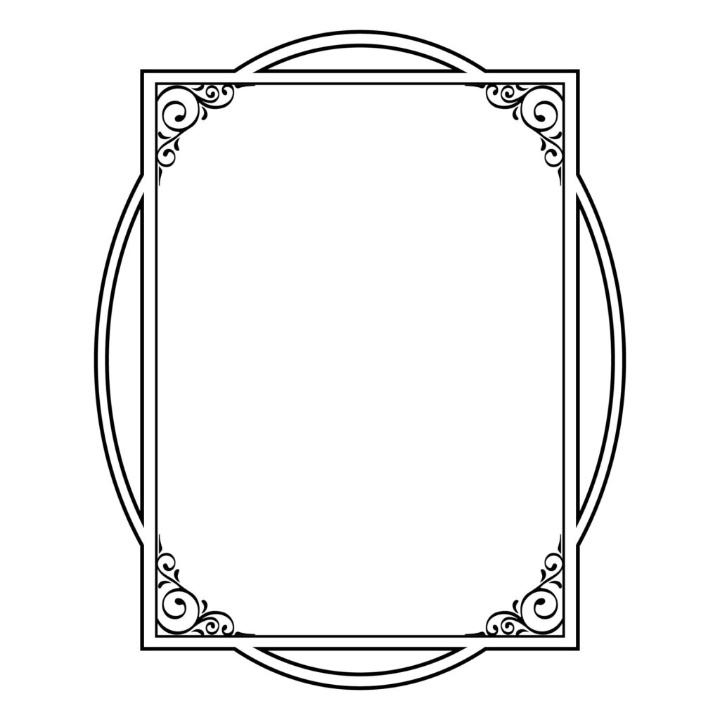 Printable Paper Frame Template Printable Jd