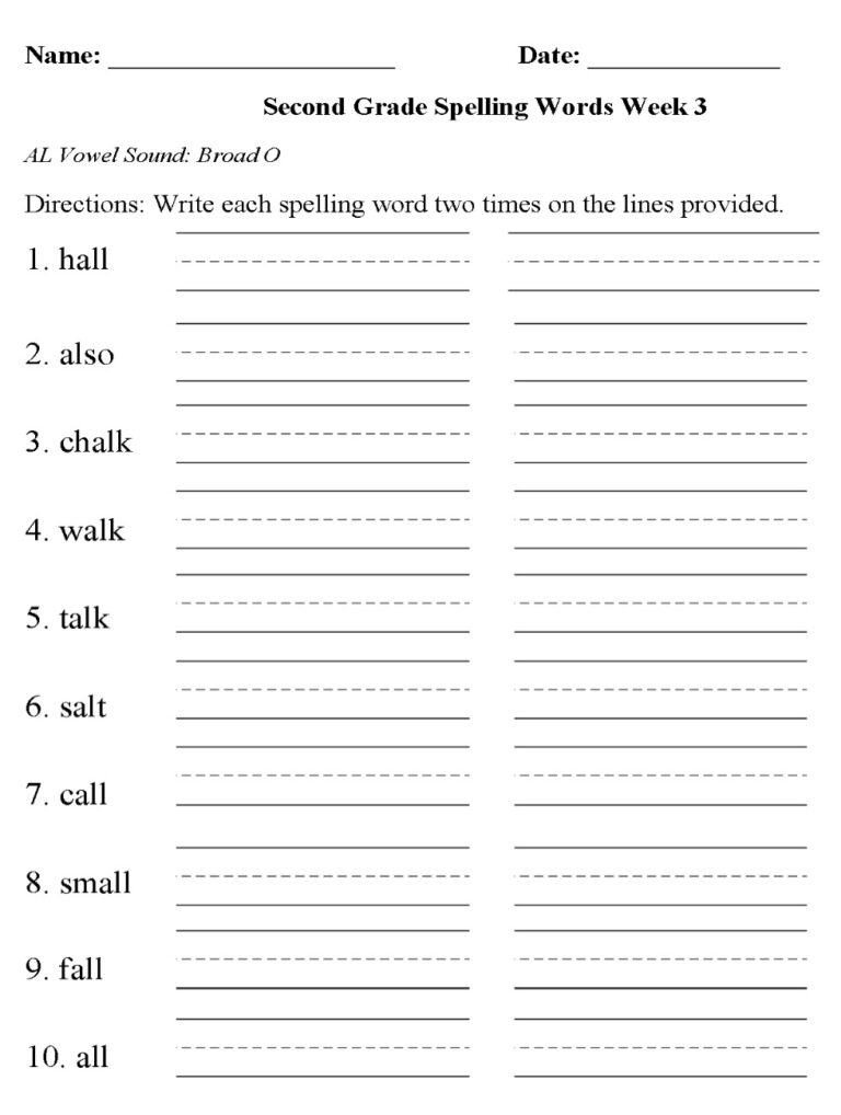 Free Printable Spelling Practice Sheets Printable Jd