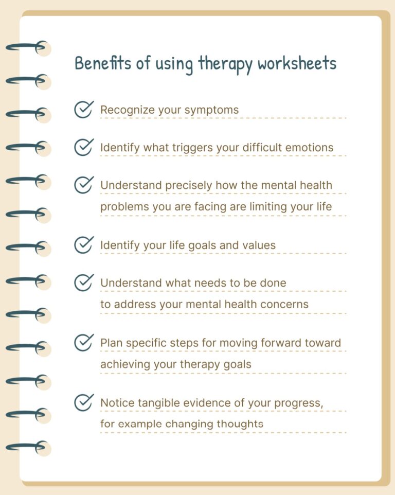 Free Printable Coping Skills Worksheets For Adults