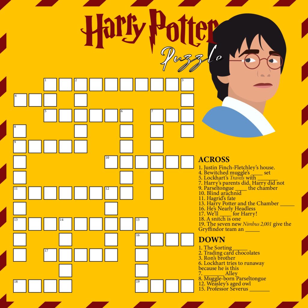 Free Printable Entertainment Crossword Puzzles
