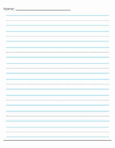 Printable Lined Writing Paper Template - Printable JD