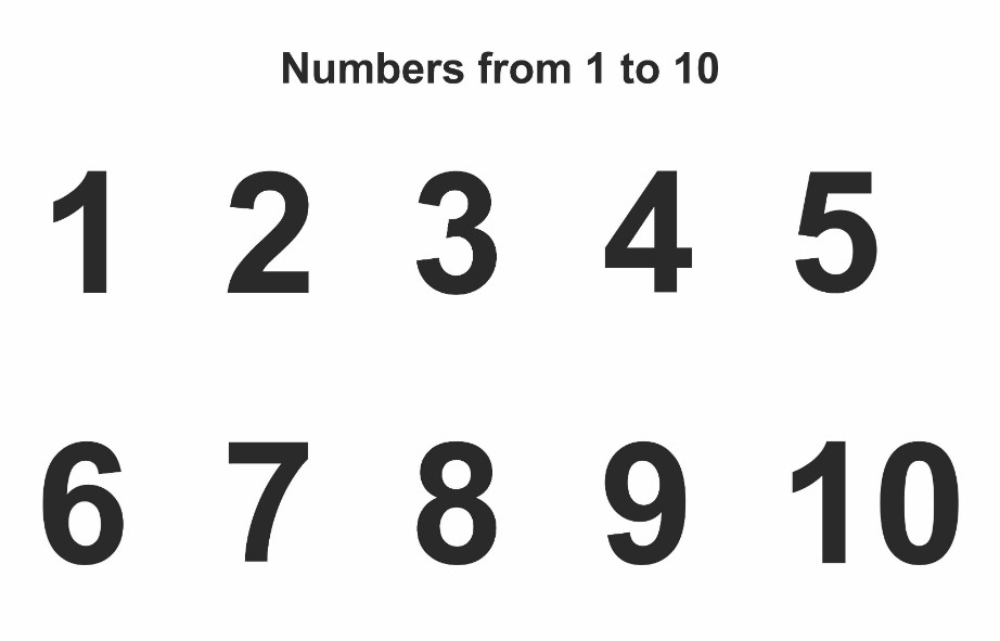 Printable Numbers 1 10 Chart Preschool Printable JD