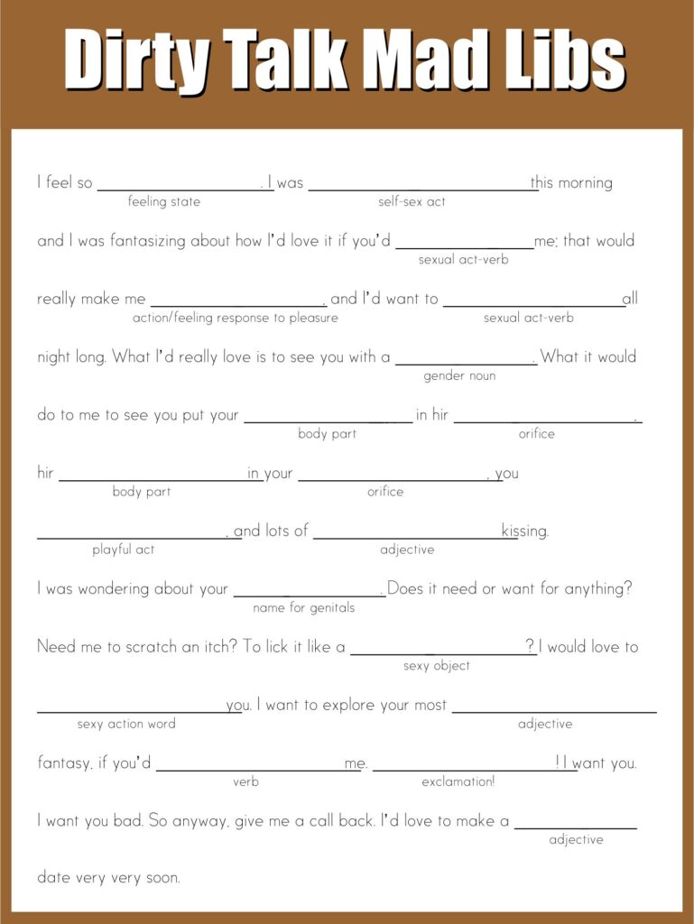 Printable Office Mad Libs Printable JD
