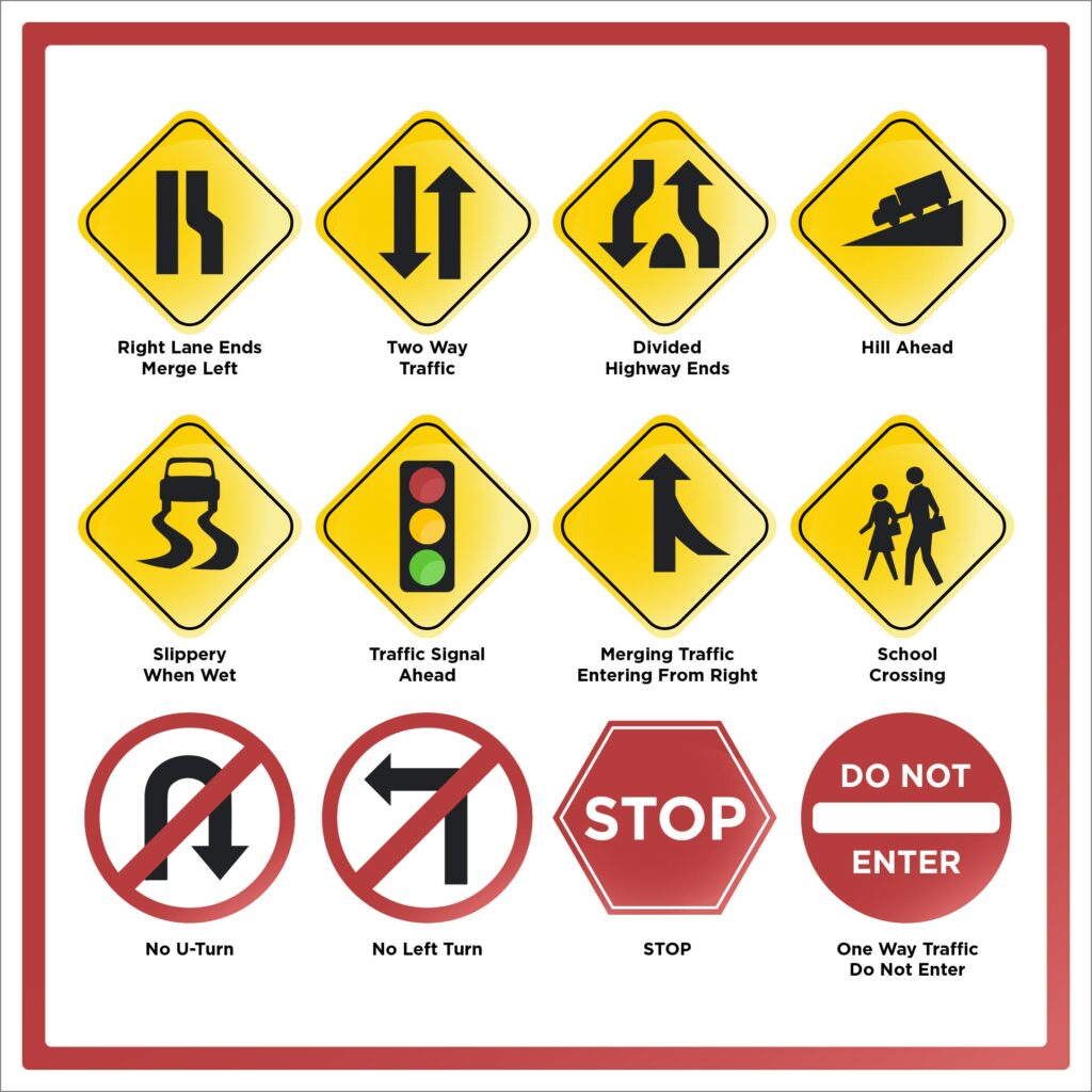 Printable Road Sign Practice Test Printable JD