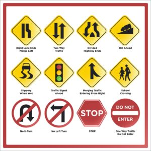 Best Printable Road Sign Practice Test_26874