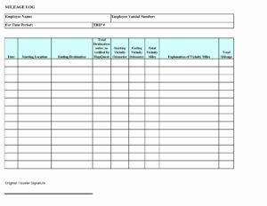 Printable Trip Sheets - Printable JD