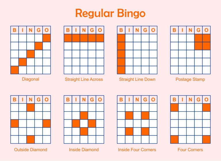 Printable Bingo Pattern Examples - Printable JD