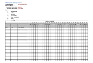Free Printable Blank Employee Schedules_10698