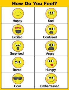 Printable Feelings Chart - Printable JD