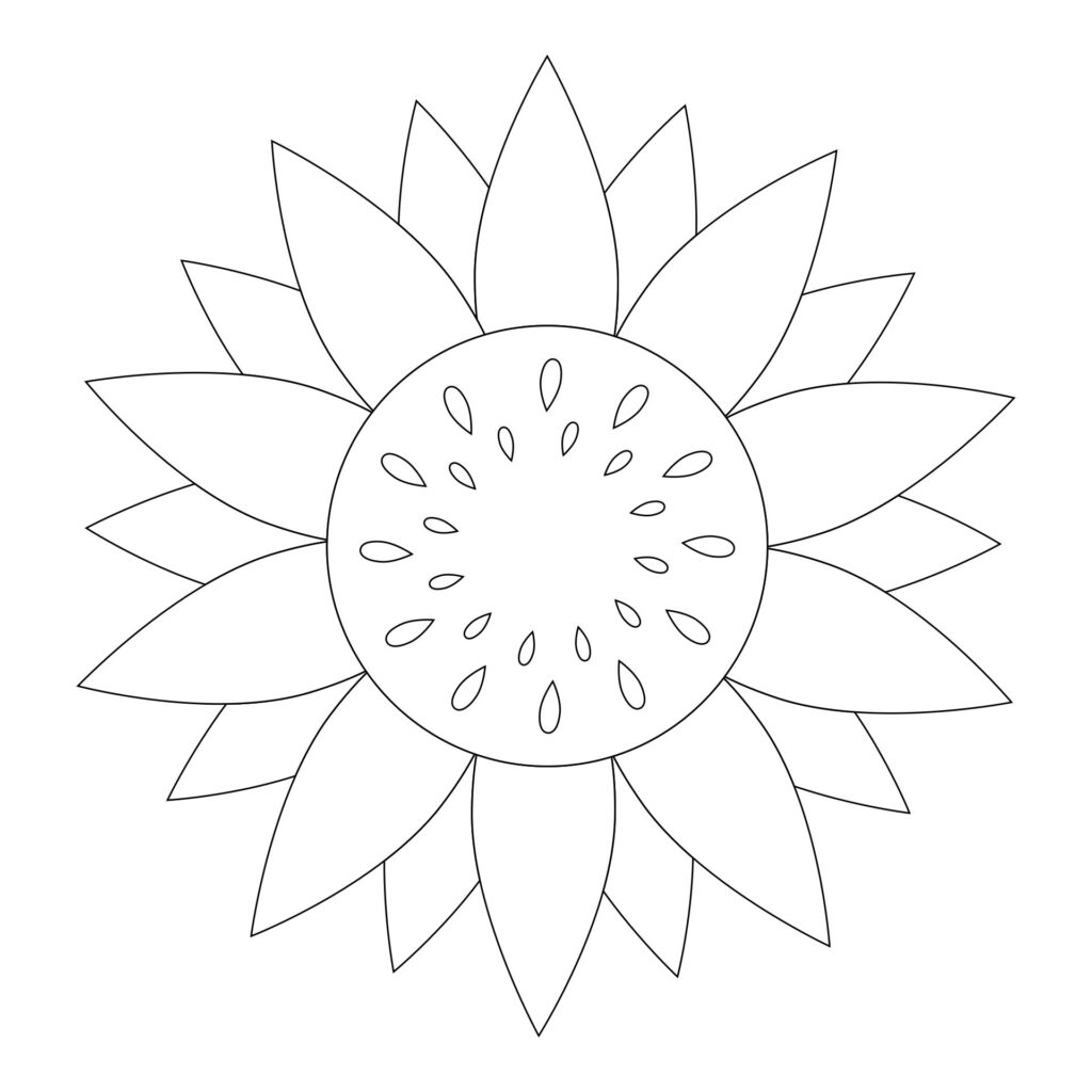 5 Best FREE Printable Sunflower Patterns Printable JD