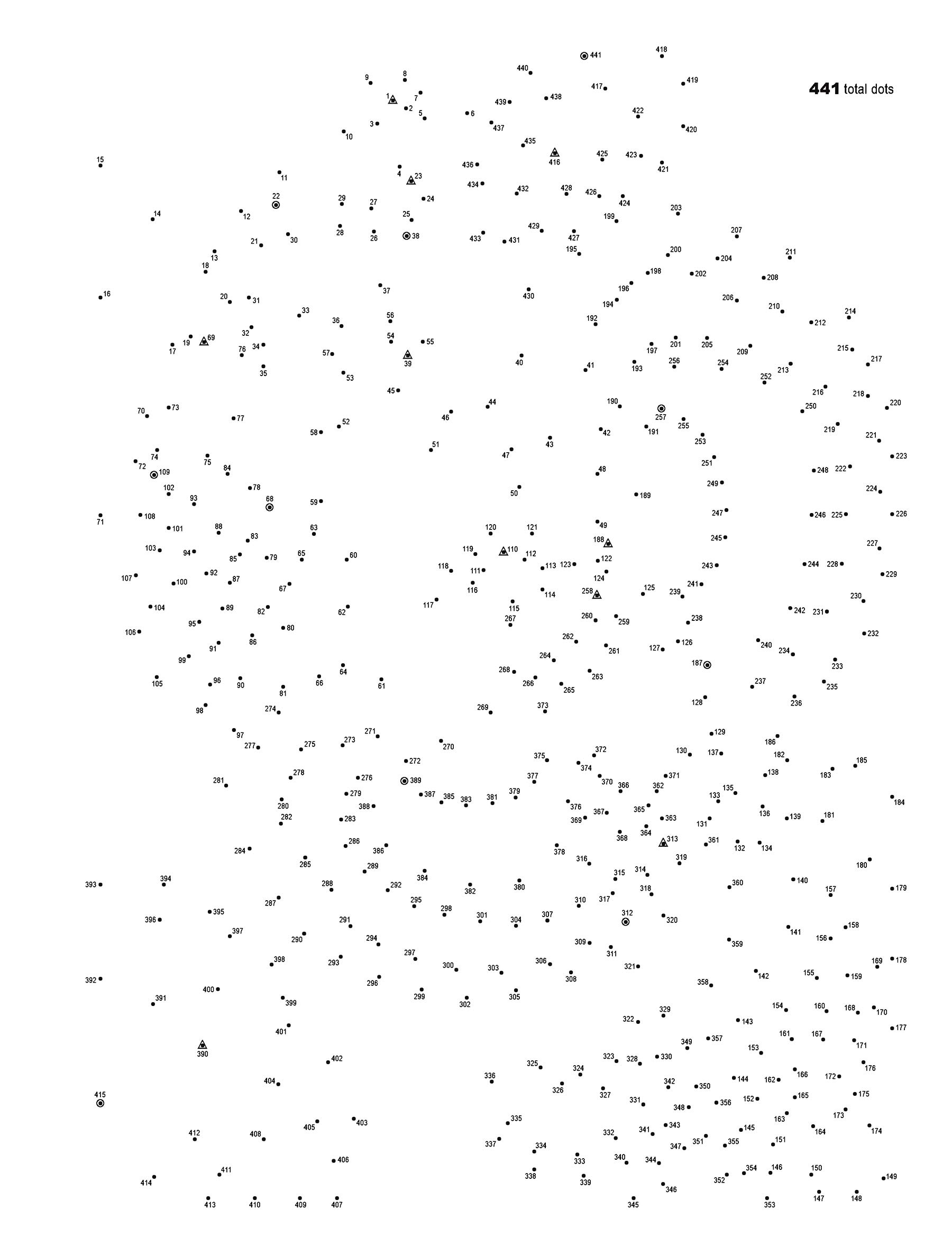 High Resolution Printable Connect the Dots 1-1000_69324