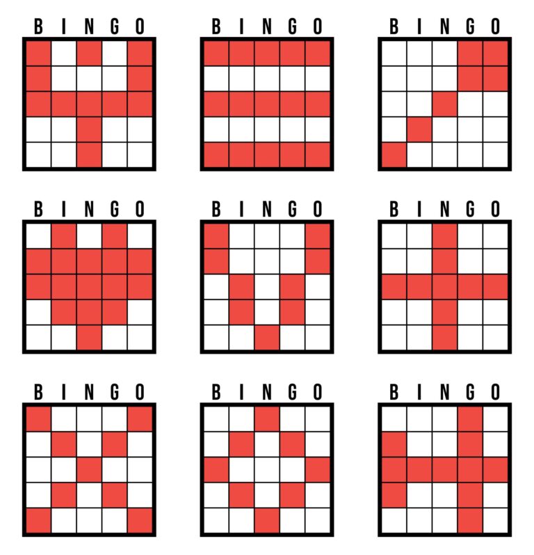 Printable Bingo Pattern Examples - Printable JD