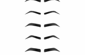 Printable Eyebrow Stencils Kit
