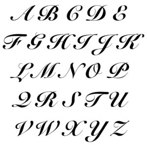 Printable Fancy Alphabet Letters Templates Design_83647