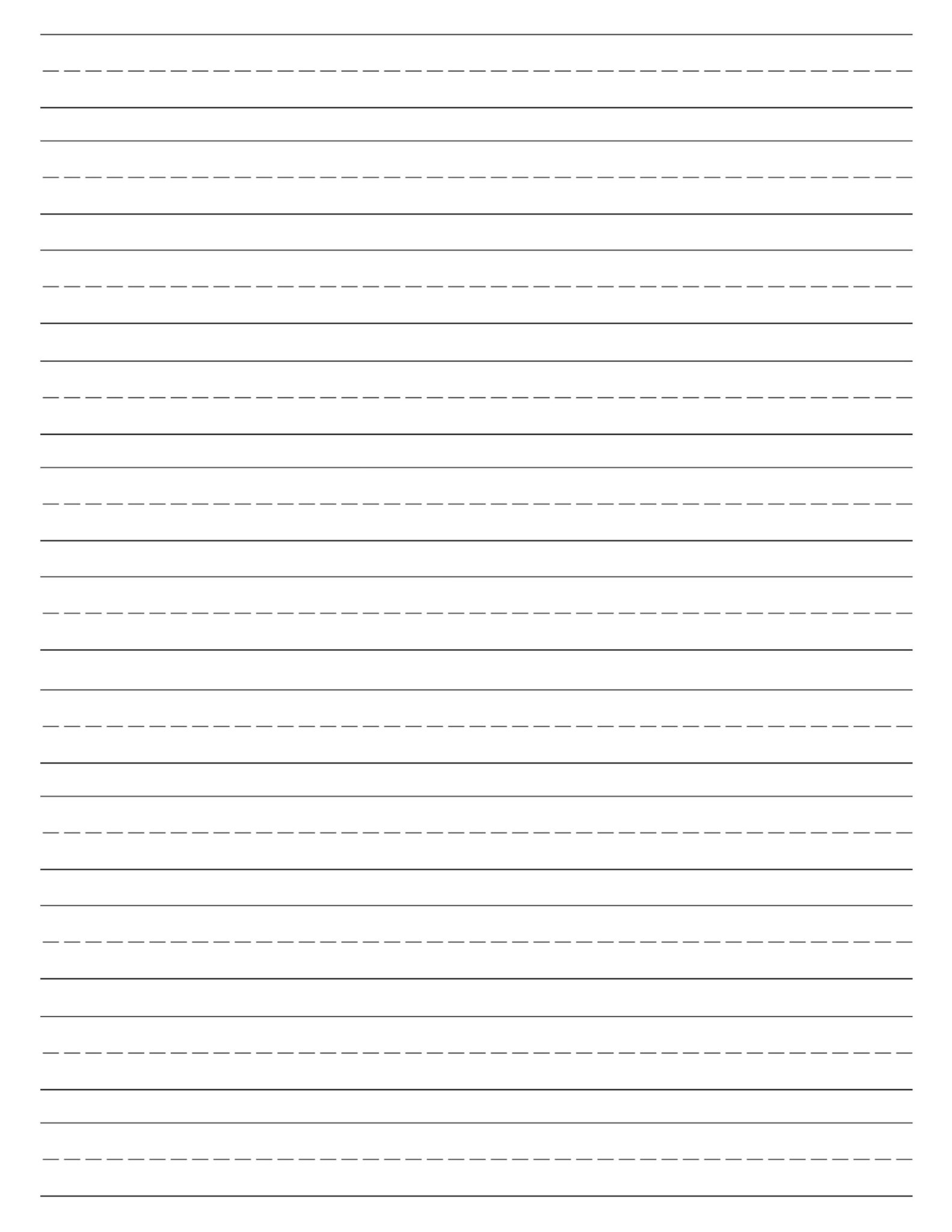 Printable Lined Writing Paper Template - Printable JD