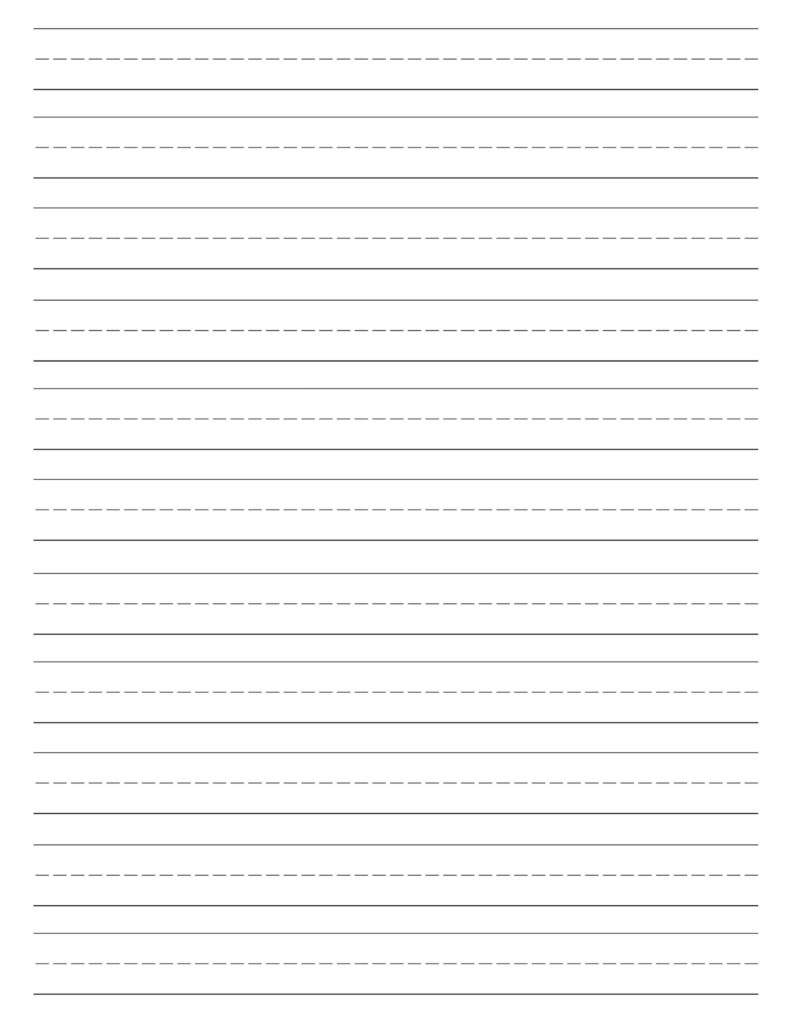 Printable Lined Writing Paper Template - Printable JD