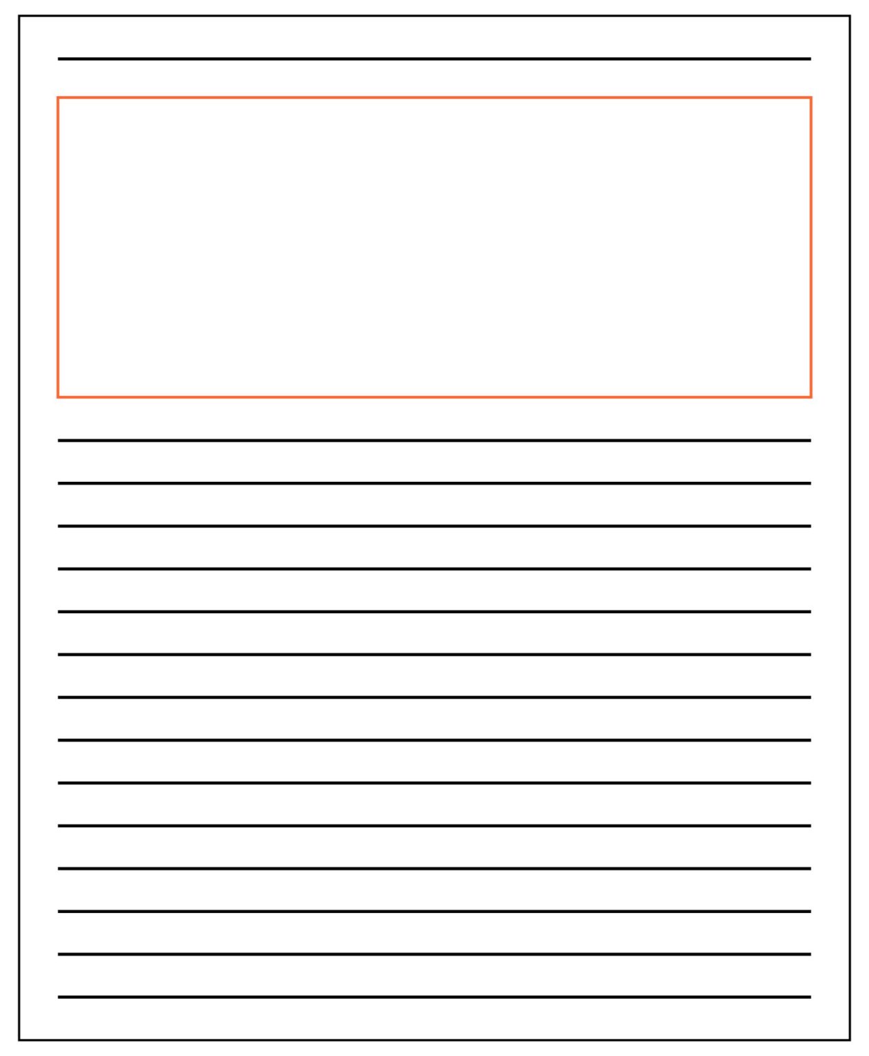 Printable Lined Writing Paper Template - Printable JD