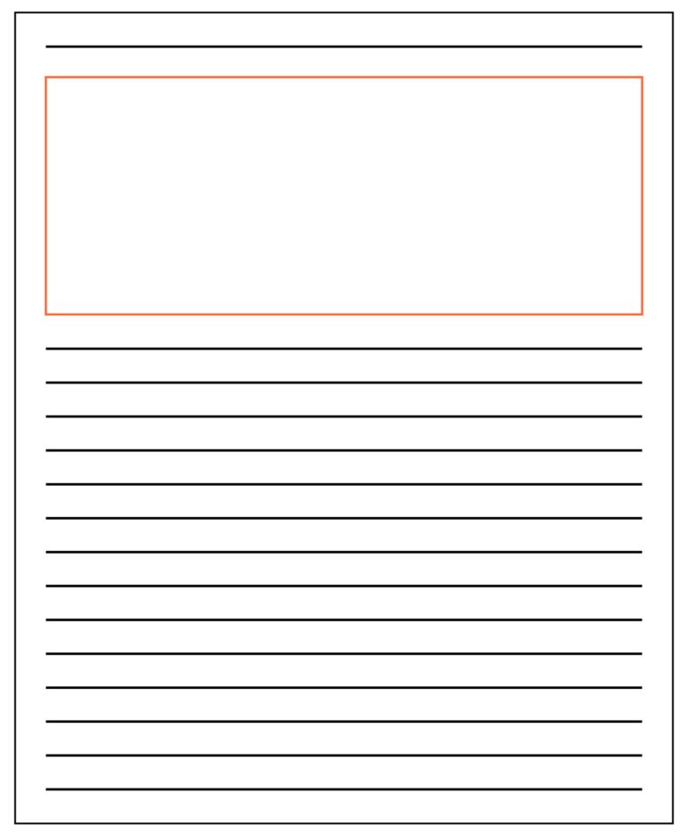 Printable Fundations Lined Paper - Printable JD