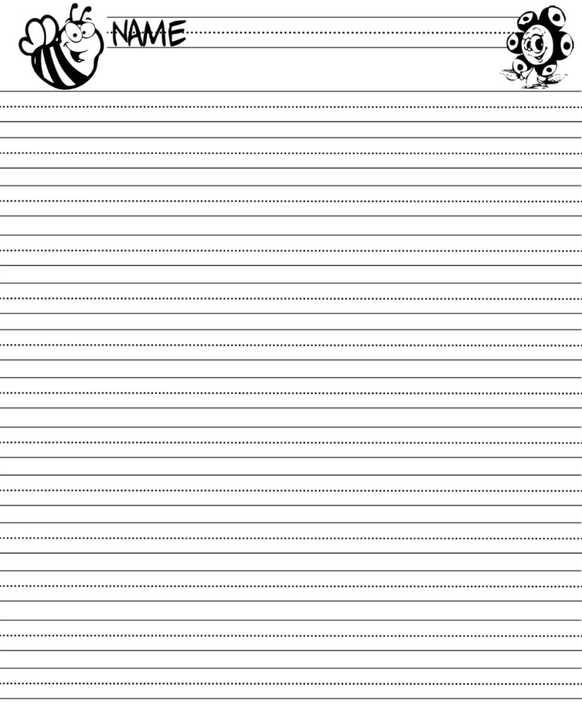 Printable Lined Writing Paper Template - Printable JD