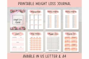 Printable Weight Loss Tracker_26879