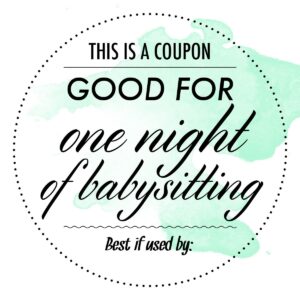 Best Printable Babysitting Voucher Template_74681