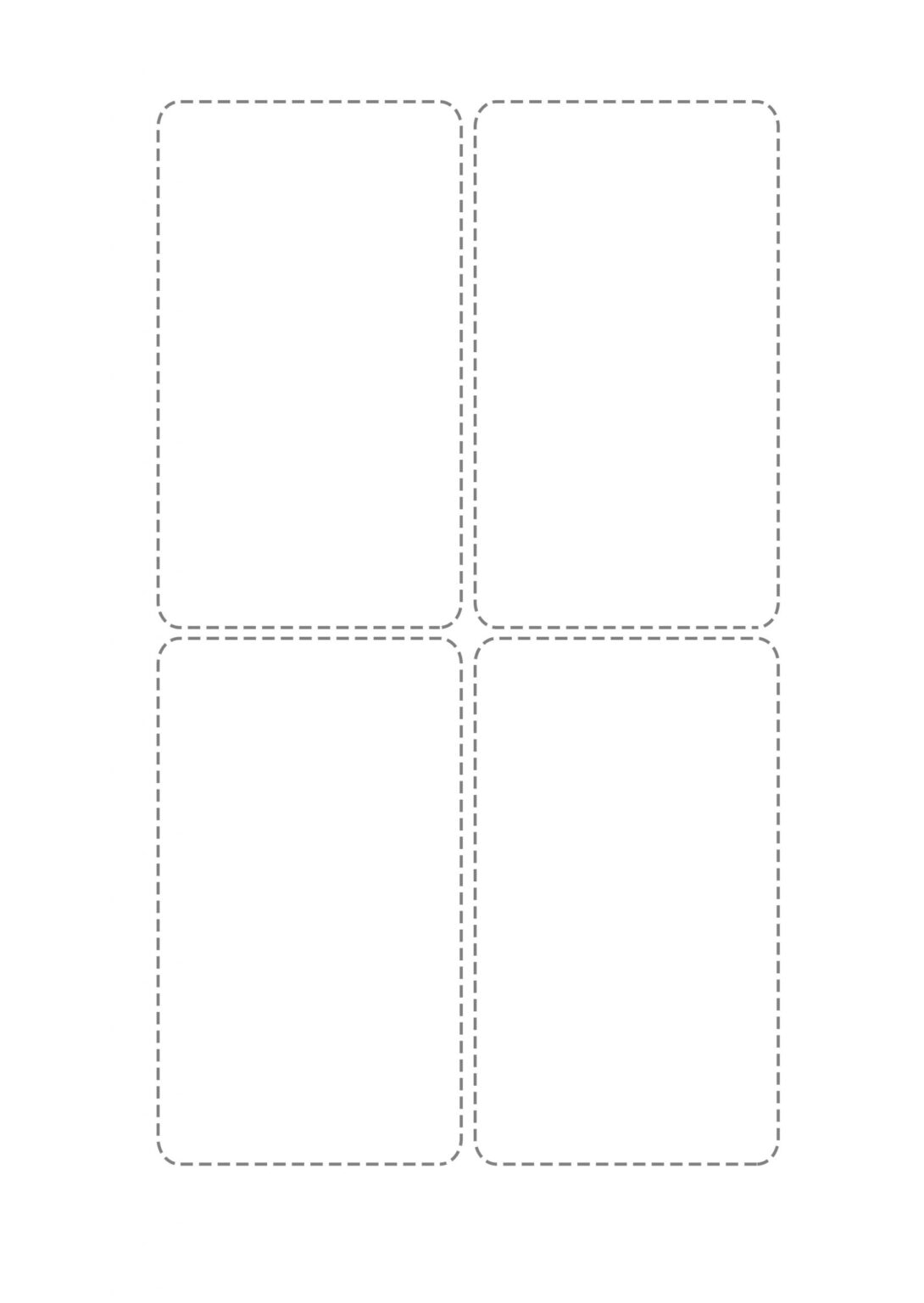 Printable Blank Playing Card Template - Best Printable Blank Playing Card Template For Word 87442 1090x1536 