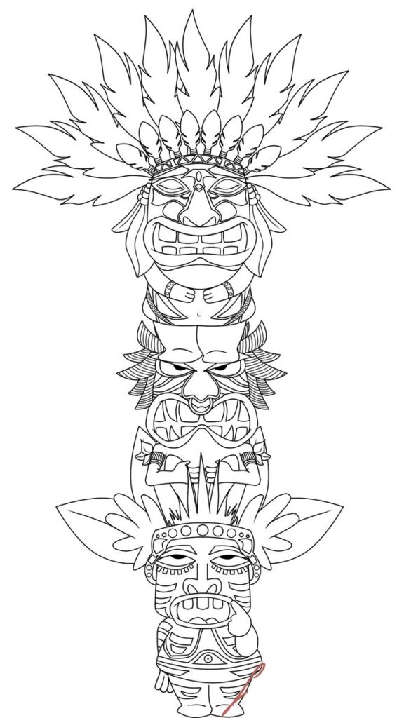 Printable Totem Pole Templates Printable JD