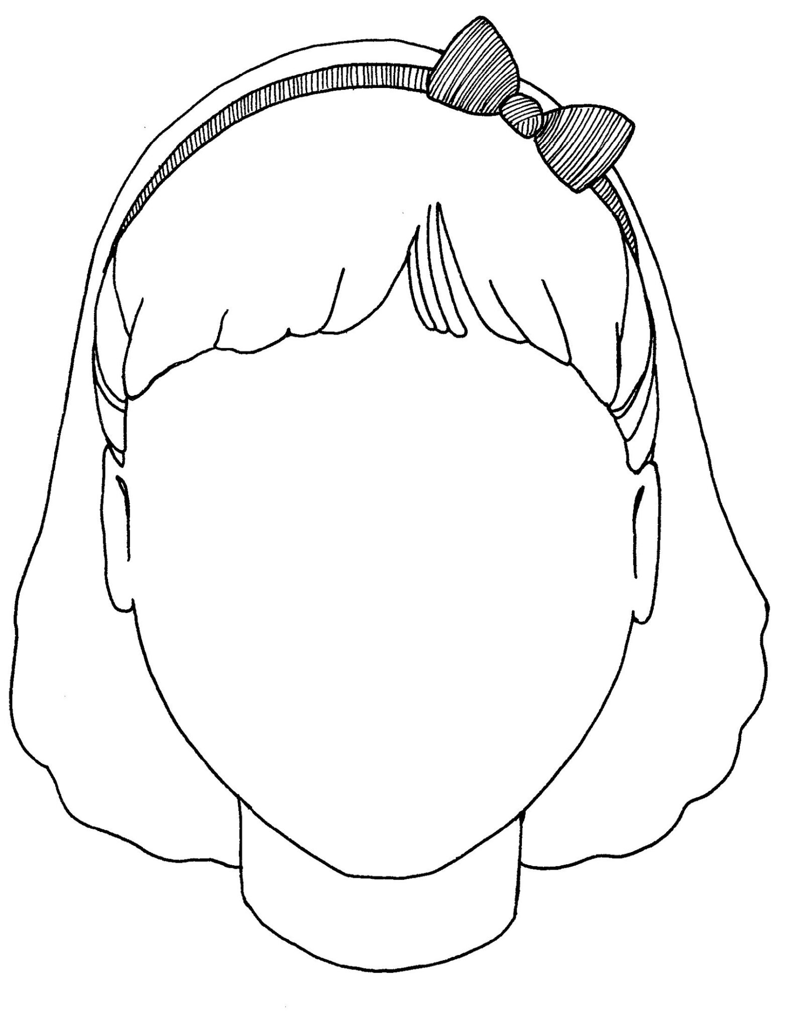 Printable Head Template Printable JD