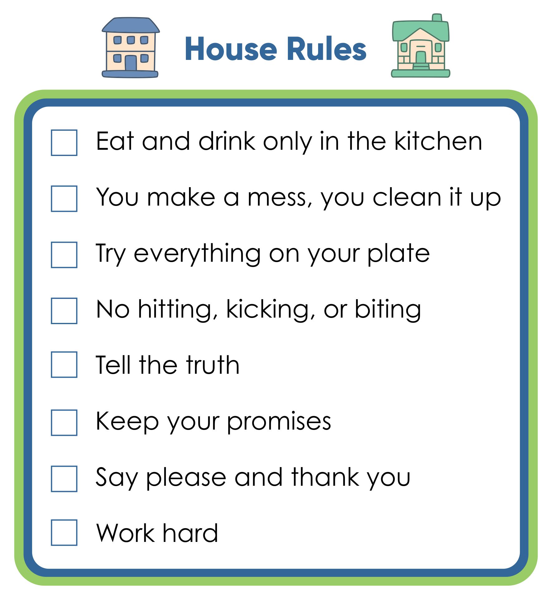 Free Printable Household Rules_196478