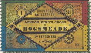 Printable Train Ticket Harry Potter - Printable JD