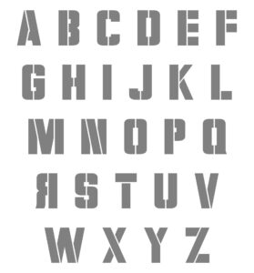 Printable 2 5 Inch Stencil Letters Design_93147