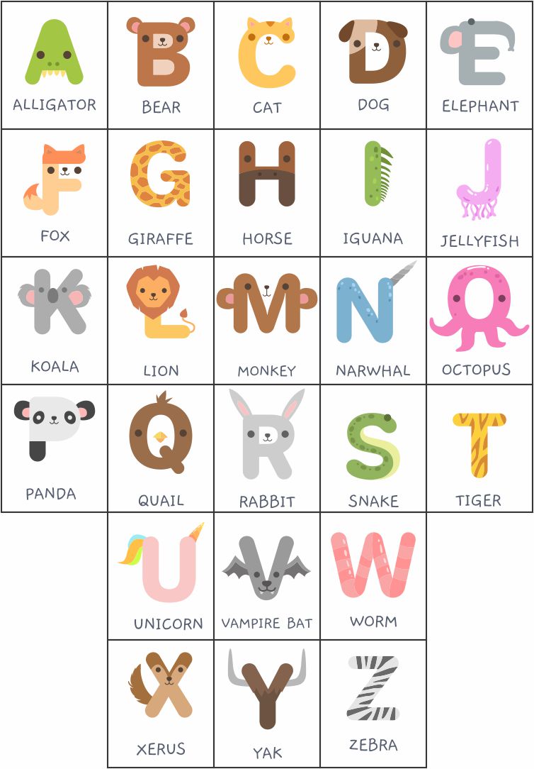 Printable Alphabet Sounds Chart Printable JD