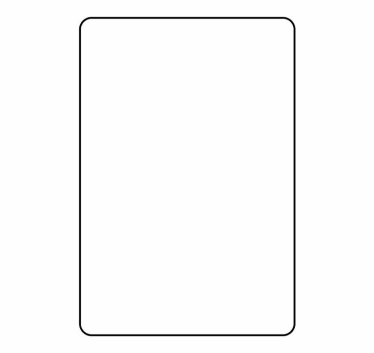 Printable Blank Playing Card Template For Word Printable JD