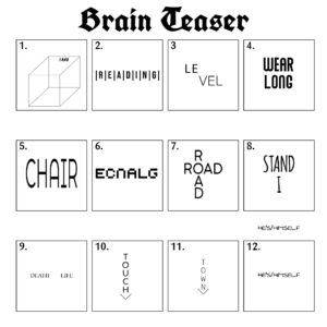 Printable Brain Games Seniors Worksheets_92247