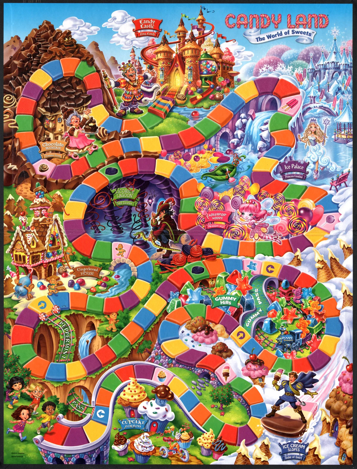 Printable Candyland Board Game Example_96187