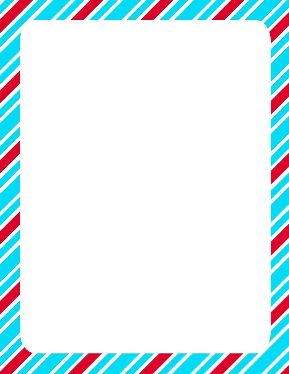 Printable Dr. Seuss Border - Printable JD