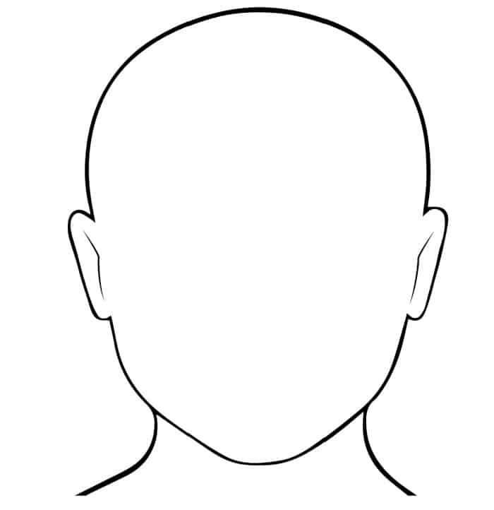 Printable Head Template Printable JD