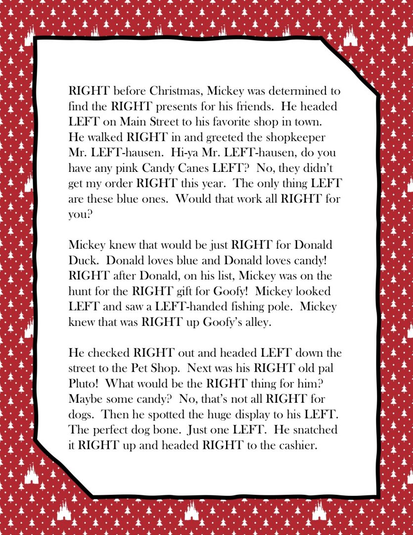 Printable Left Right Rudolph Game_91756