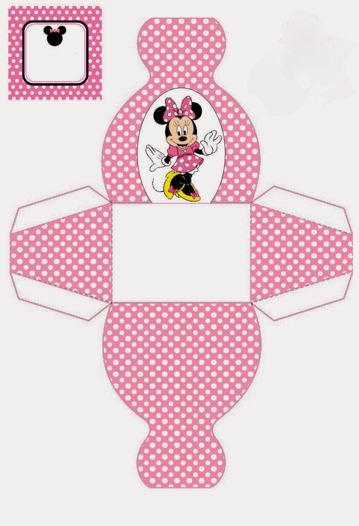 Printable Mickey Mouse Box Templates - Printable JD