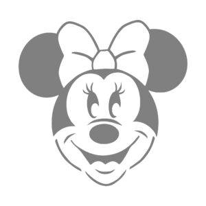 Printable Minnie Mouse Stencil_14398