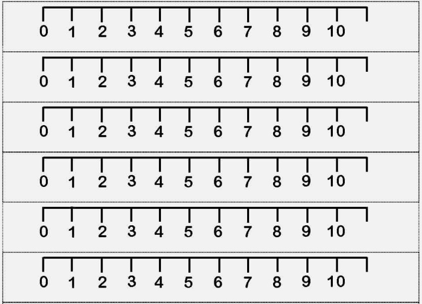 Printable Number Line 1 10 Printable JD