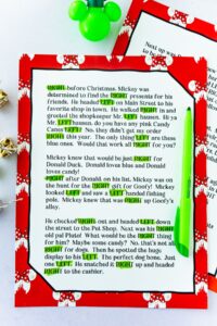 Printable Right Left Christmas Game Twas The Night Before Template_52198