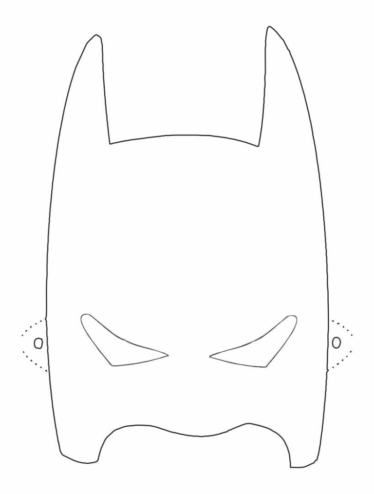 Printable Superhero Mask Cutouts - Printable JD