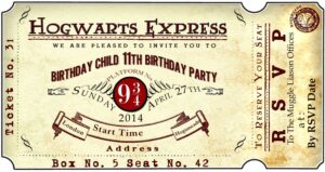 Printable Train Ticket Harry Potter Example_54982