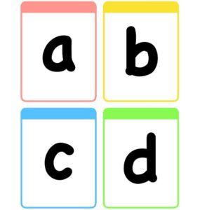 Printable Upper And Lowercase Alphabet Example_83541