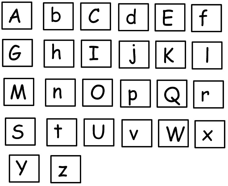 Printable Upper And Lowercase Alphabet - Printable JD