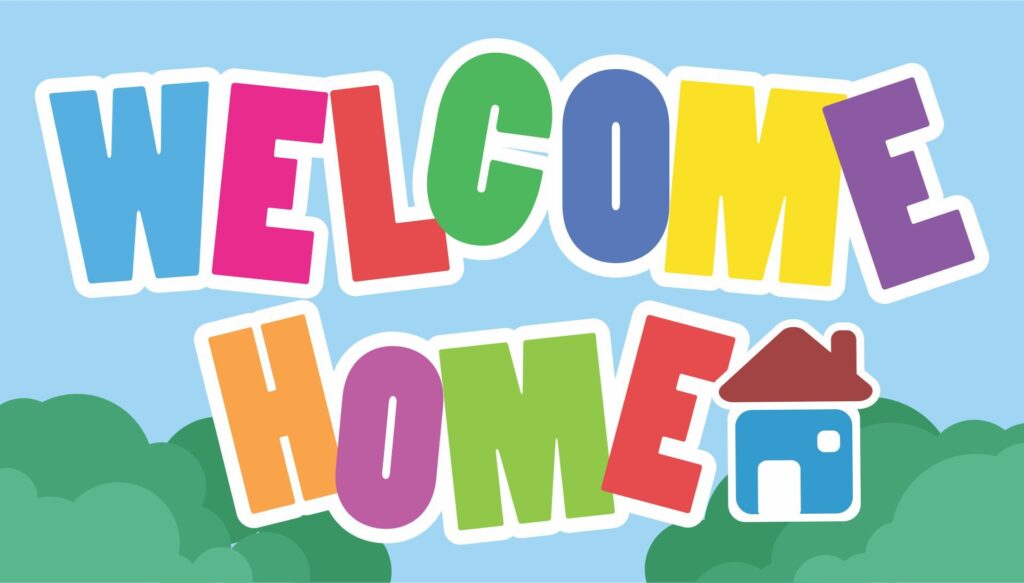 welcome home sign printable pdf free download