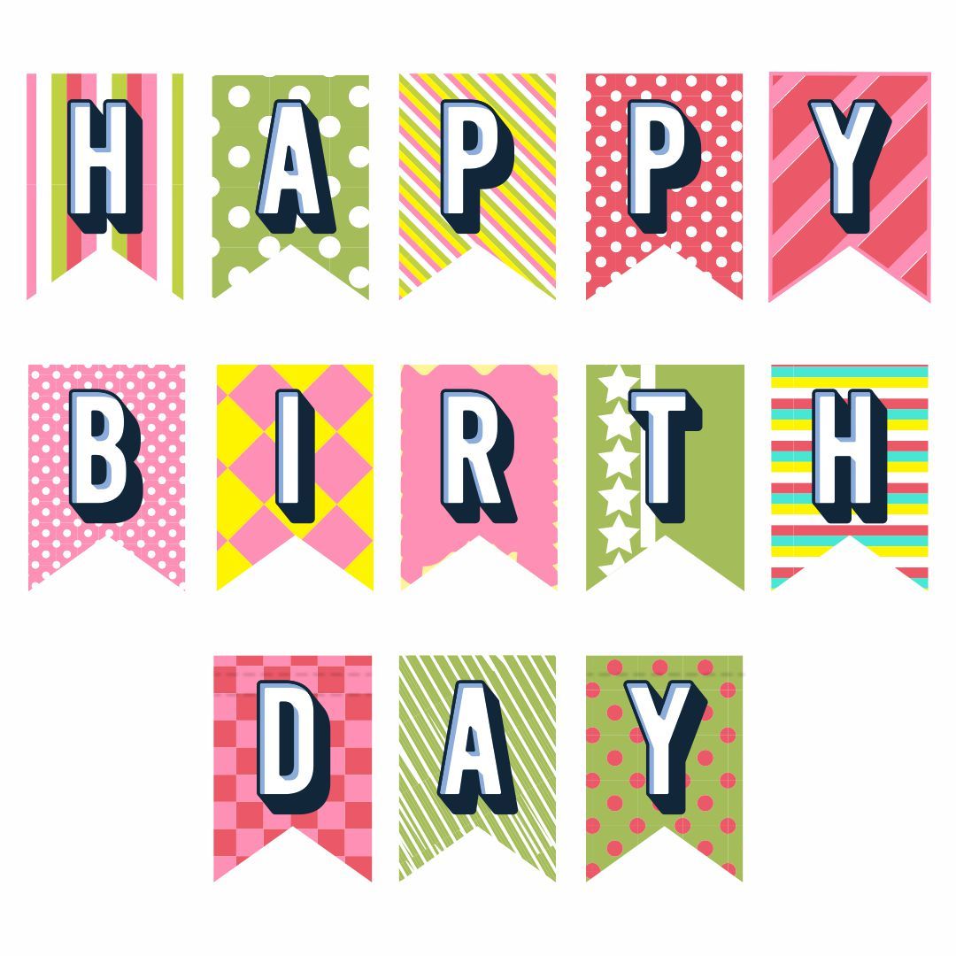 Best Printable Happy Birthday Letters Template_12548