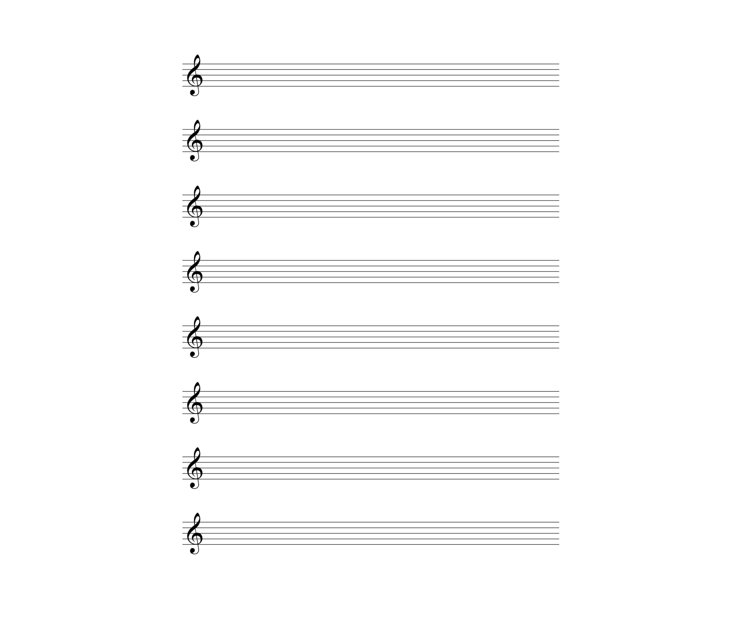 Best Printable Staff Paper Blank Sheet Music_25444