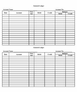 Printable Accounting Ledger Template - Printable JD